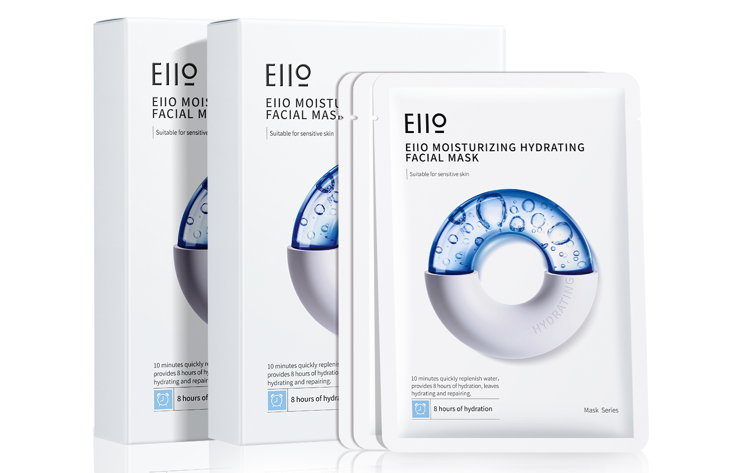 

Увлажняющая и смягчающая маска для лица увлажнение и восстановление для всех типов кожи чувствительная кожа 10 шт/упаковка EIIO