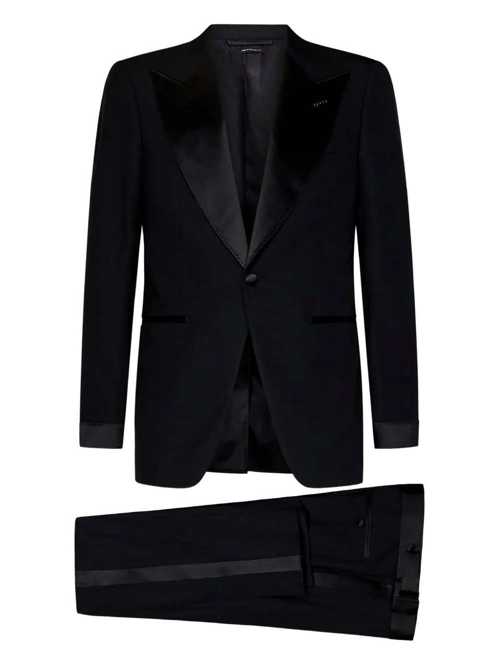 

Костюм с однобортным пиджаком TOM FORD, черный