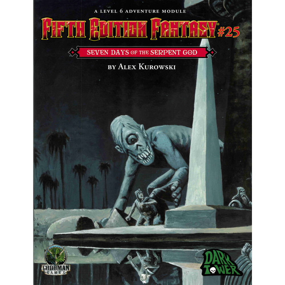 

Ролевая игра Goodman Games Fifth Edition Fantasy RPG: #25 Seven Days of the Serpent God (D&D 5E Compatible) (Game On! Sale)