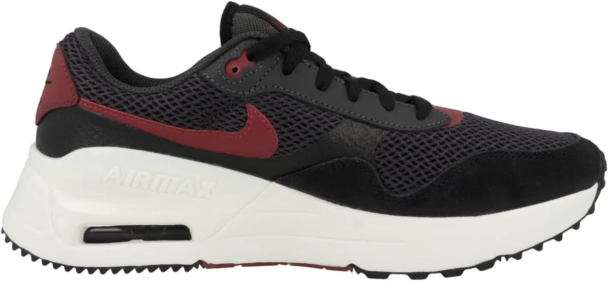 Кроссовки Nike Air MAX Systm для мужчин, черный/красный/белый — фото 4