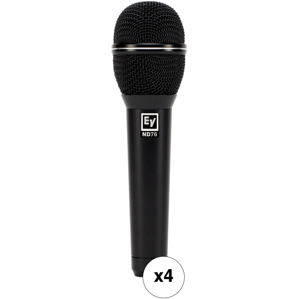 

Динамический микрофон Electro-Voice ND76 Dynamic Cardioid Vocal Microphone (4-Pack)
