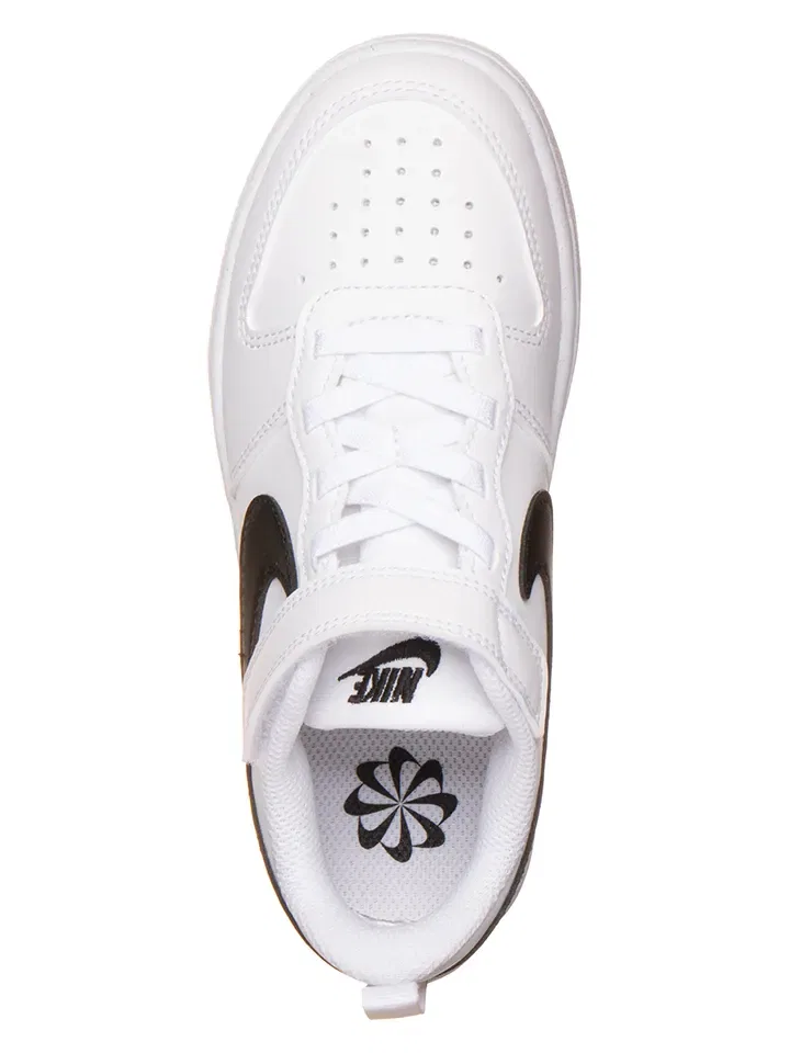 Кроссовки со шнуровкой и липучкой Nike, белый/черный — фото 4