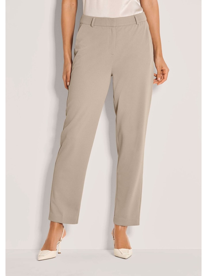 

MADELEINE Элегантные брюки чинос из эластичной ткани цвета капучино