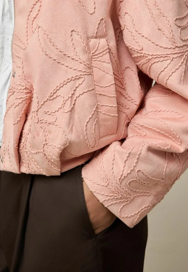 Куртка из искусственной кожи Next, Pink — фото 4