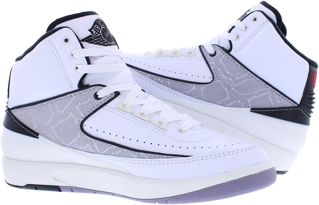 Мужские кроссовки Nike Air Jordan 2 Retro, White/Fire Red/Black-White — фото 4