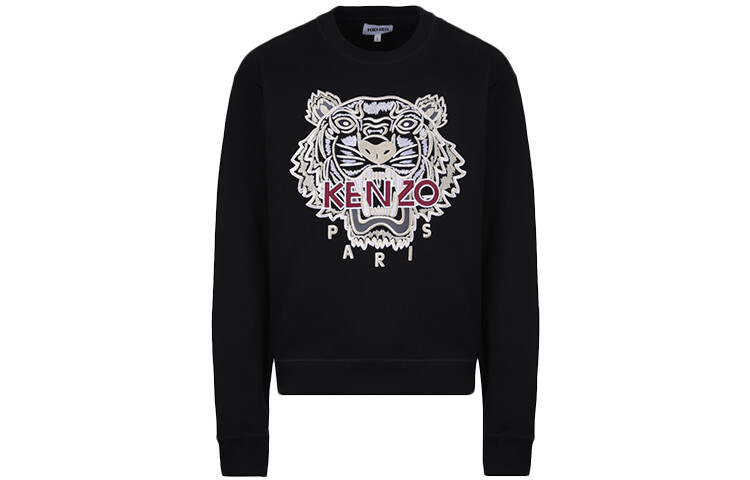 

Толстовка мужская Kenzo Classic Tiger Head, черный / вишневый