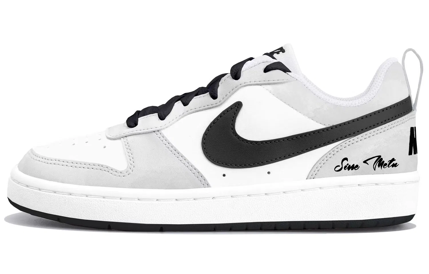 Кроссовки для скейтбординга детские Nike Court Borough Mist Gray Monologue Black
