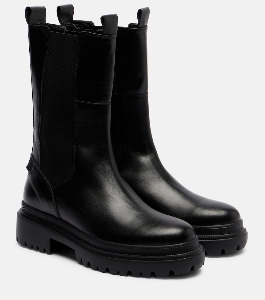 Кожаные челси ботинки Chesa Alpina Bogner, Black