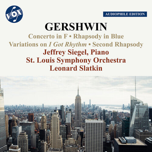 

CD диск Gershwin / Siegel / st. Louis Symphony Orchestra: Piano Concerto in F Rhapsody No. 2 I Got Rhythm