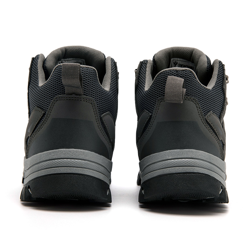 Туристические и походные ботинки Unisex Mid Top черный/серый/коричневый/бежевый OUWENHEIMANBA, темно-серый — фото 4