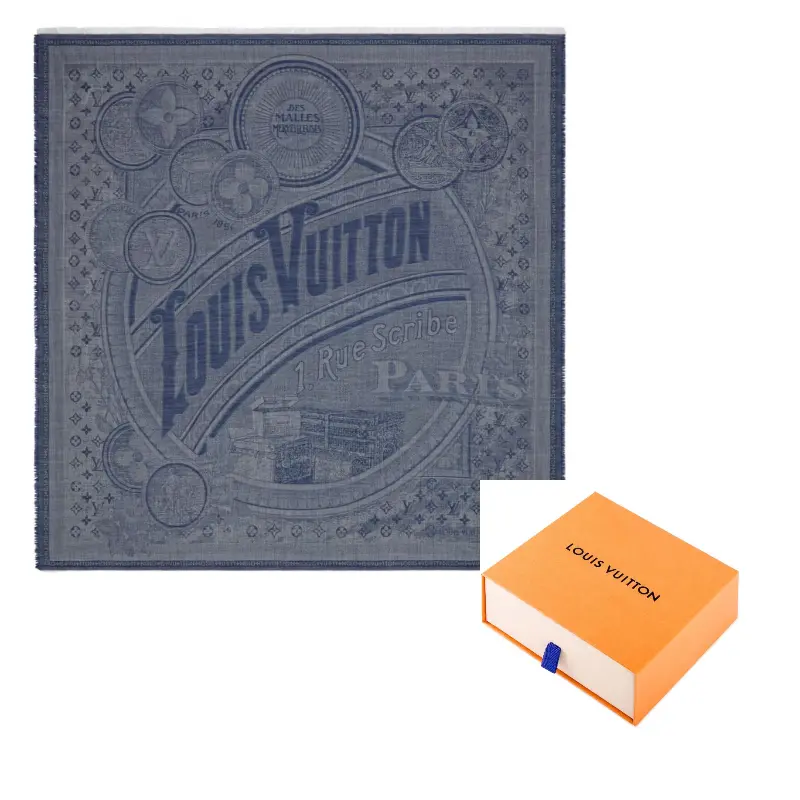 

LOUIS VUITTON Шаль, Blue