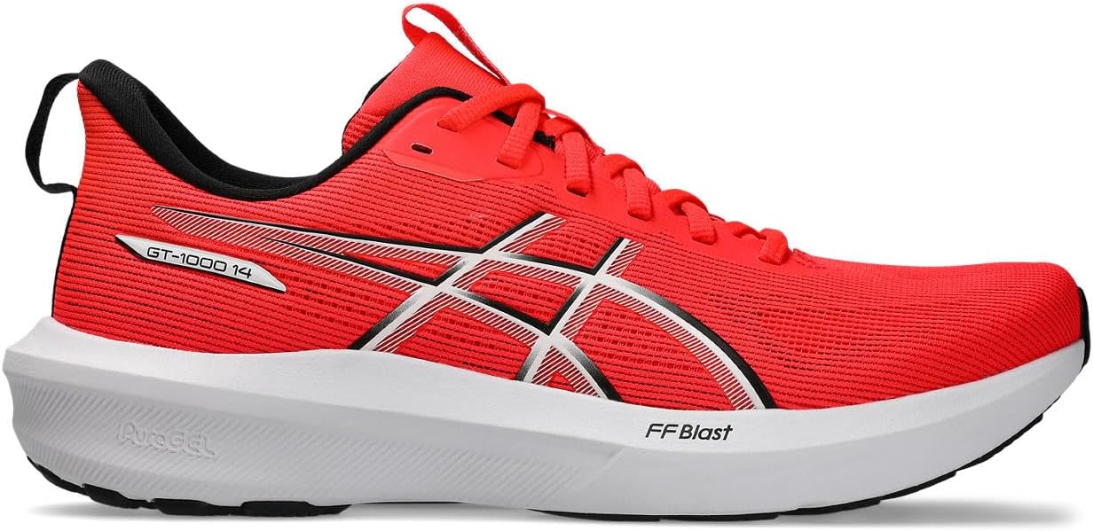 Мужские кроссовки ASICS GT-1000 14, черный/красный — фото 3