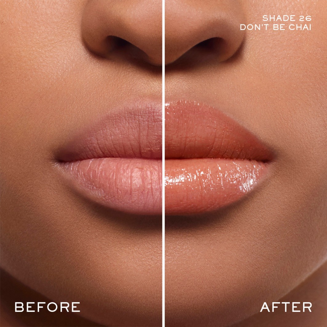Бальзам для губ squalane-12 butterglow Lancome, 26 don't be chai, вес 3 гр. — фото 2