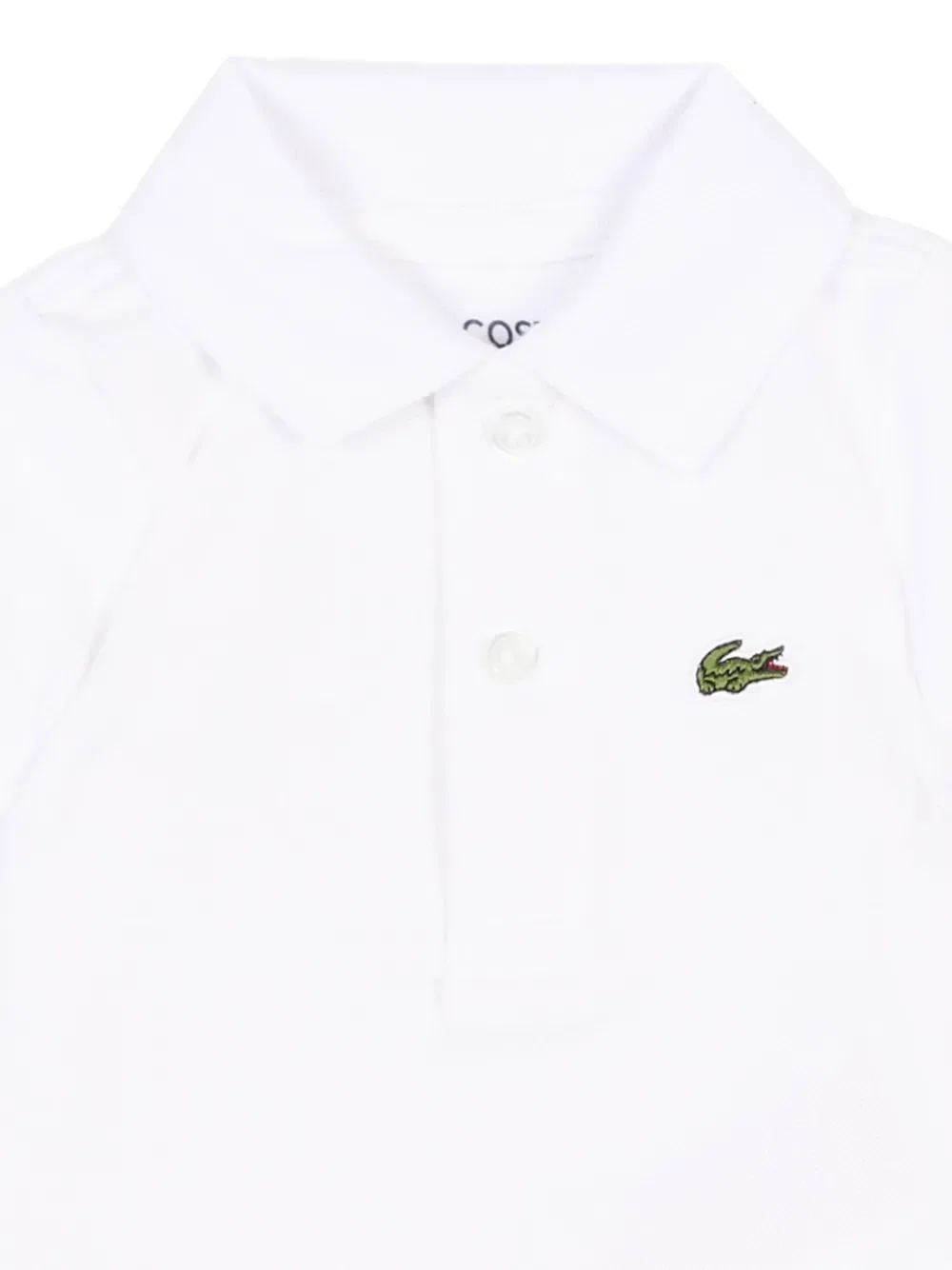 Детский комбинезон с ошейником Lacoste Kids, белый — фото 3