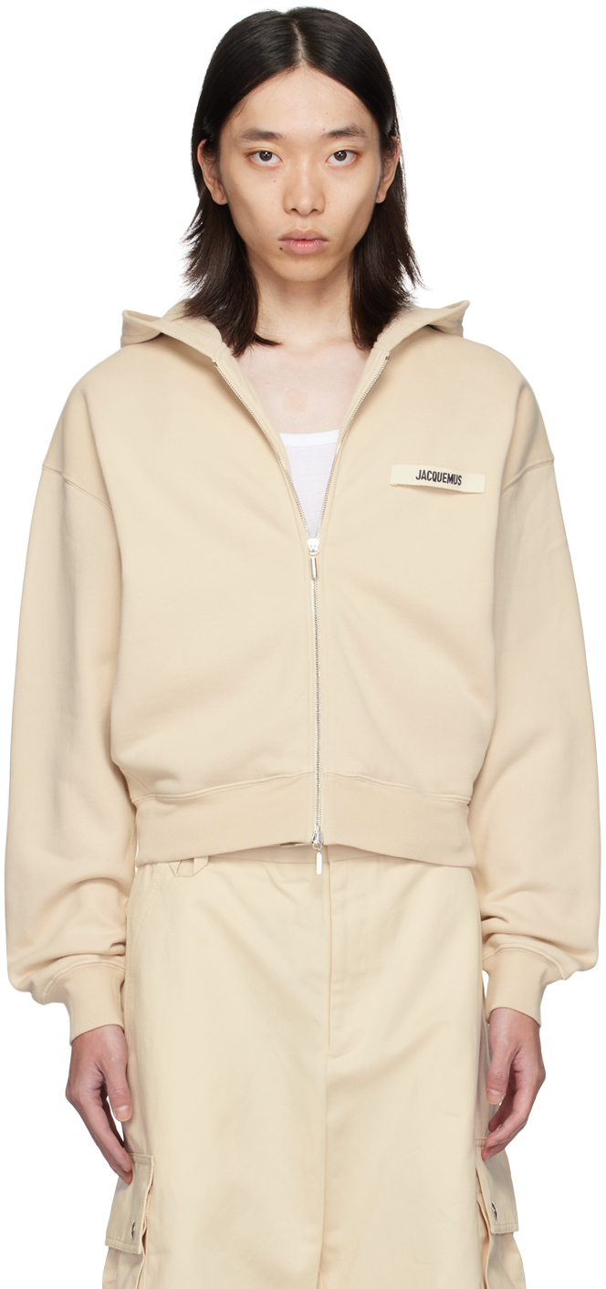 

JACQUEMU La Casa 'Le hoodie Gros Grain zippe' Толстовка JACQUEMUS, бежевый