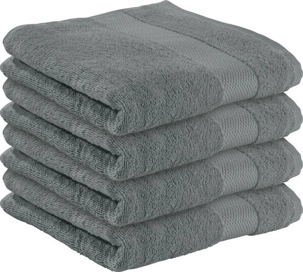 

Полотенце для душа Erwin Müller 4er-Pack 160307, 70x1x140 см, антрацитовый