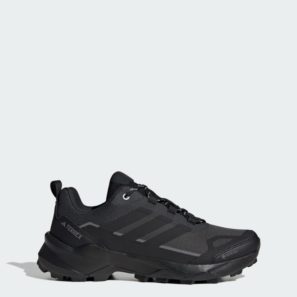 Кроссовки Adidas Terrex Skychaser AX5 GORE-TEX Hiking Shoes, цвет Carbon/Core Black/Semi Flash Aqua