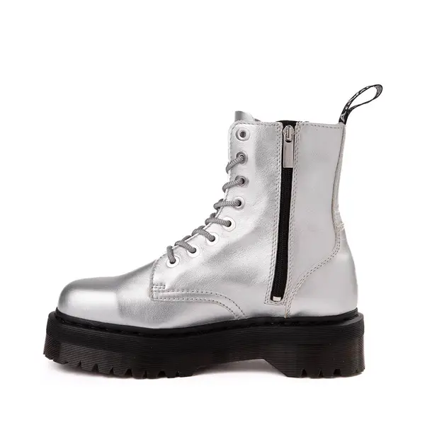 

Ботинки Dr. Martens Jadon Boot, серебристый металлик