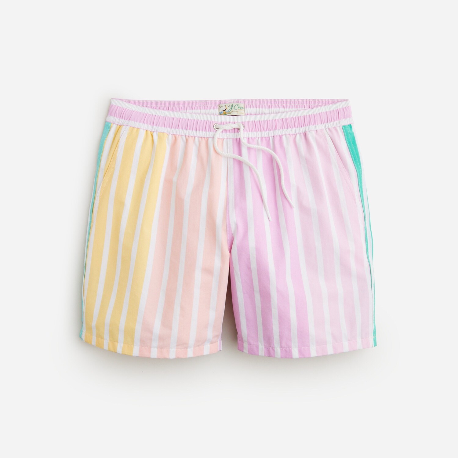 

Плавки-Шорты 6 дюймов в полоску с добавлением нейлона эконила J.Crew, мультиколор