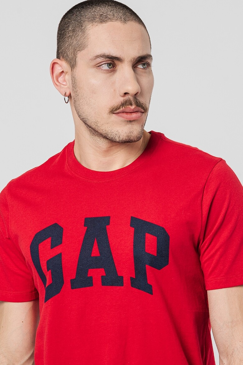 

Хлопковая футболка с логотипом Gap, красный