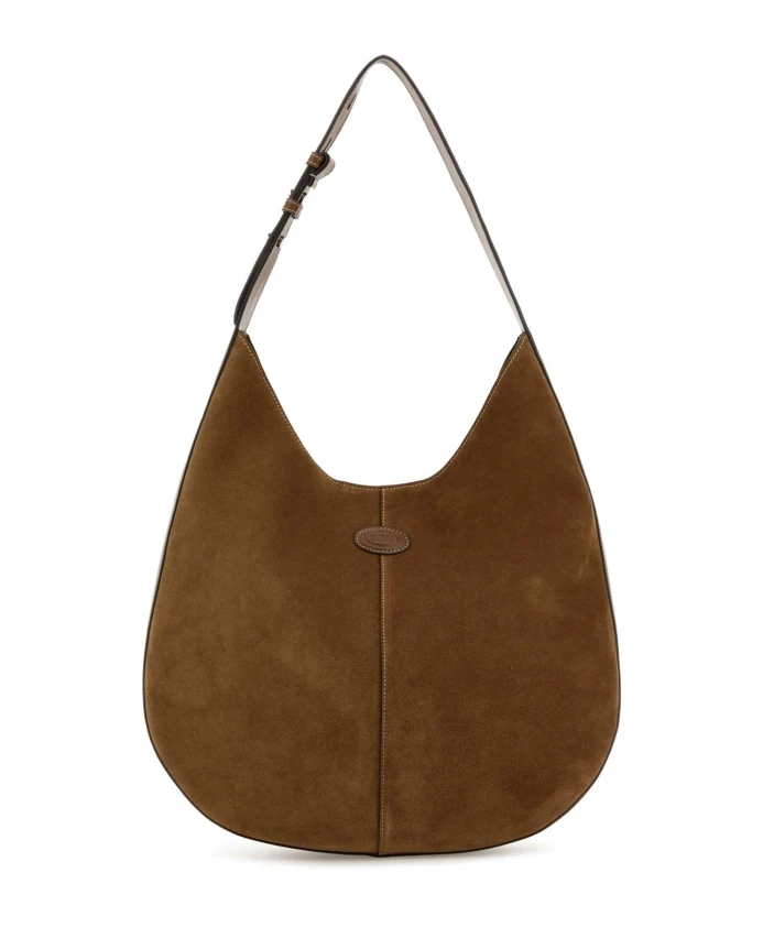 

Замшевая сумка через плечо с ди-дизайном Tod'S, коричневый