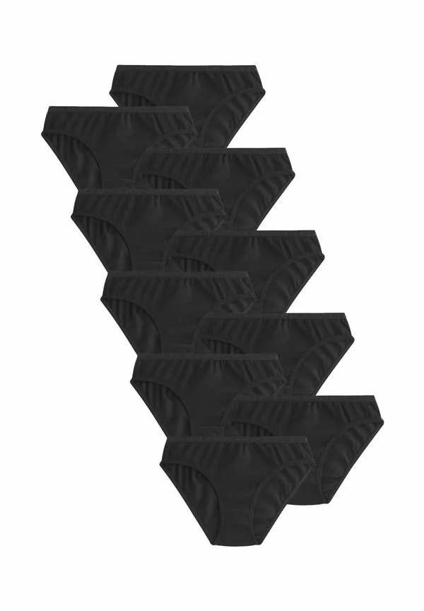 10 трусиков от бикини в упаковке Next, Black