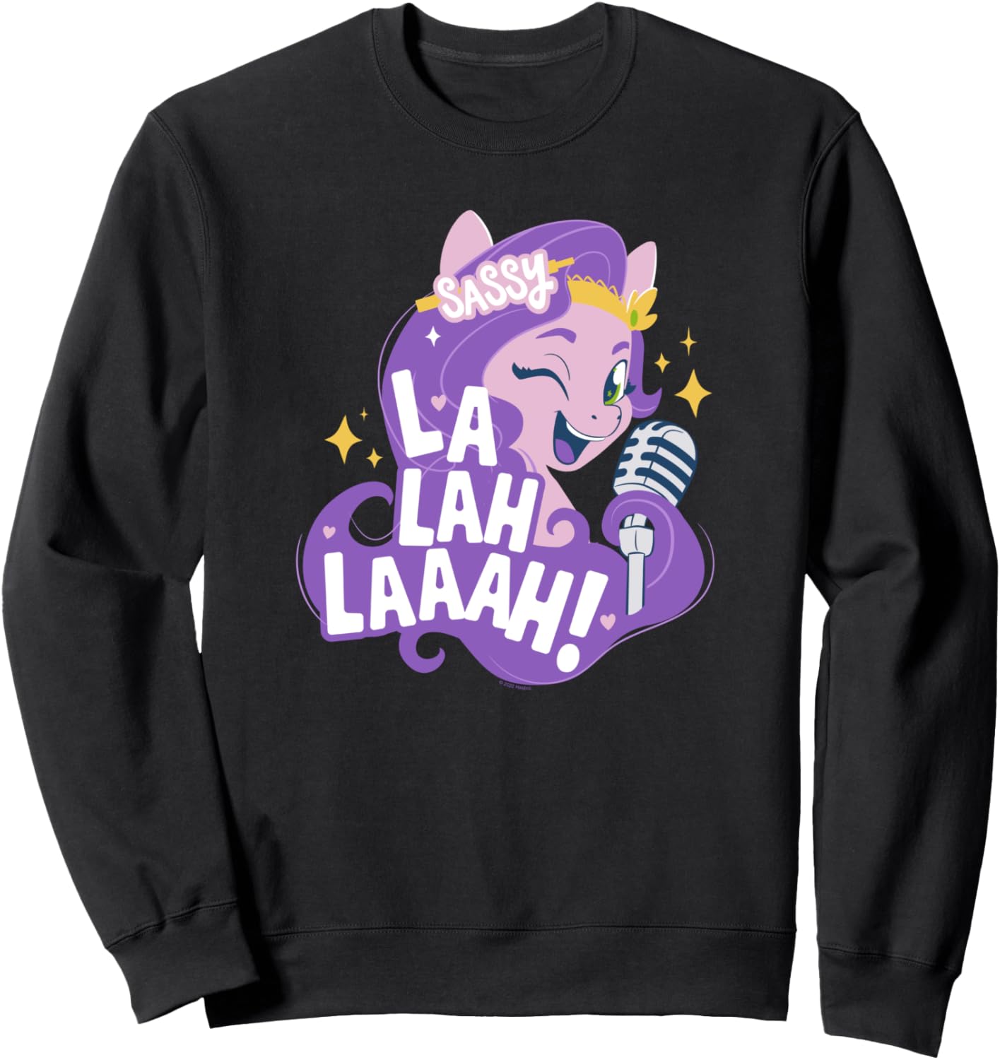 

Толстовка My Little Pony: A New Generation Izzy Moonbow La Lah, черная, Черный, Толстовка My Little Pony: A New Generation Izzy Moonbow La Lah, черная