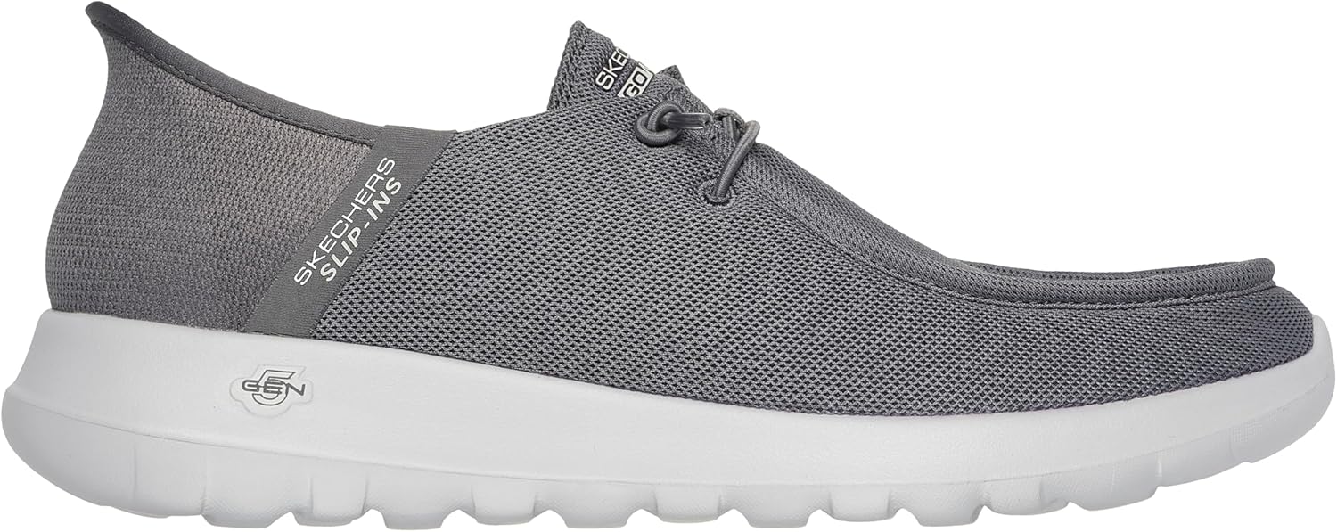 Мужские кроссовки Skechers Go Walk Max Free Hands слипоны, серый — фото 2