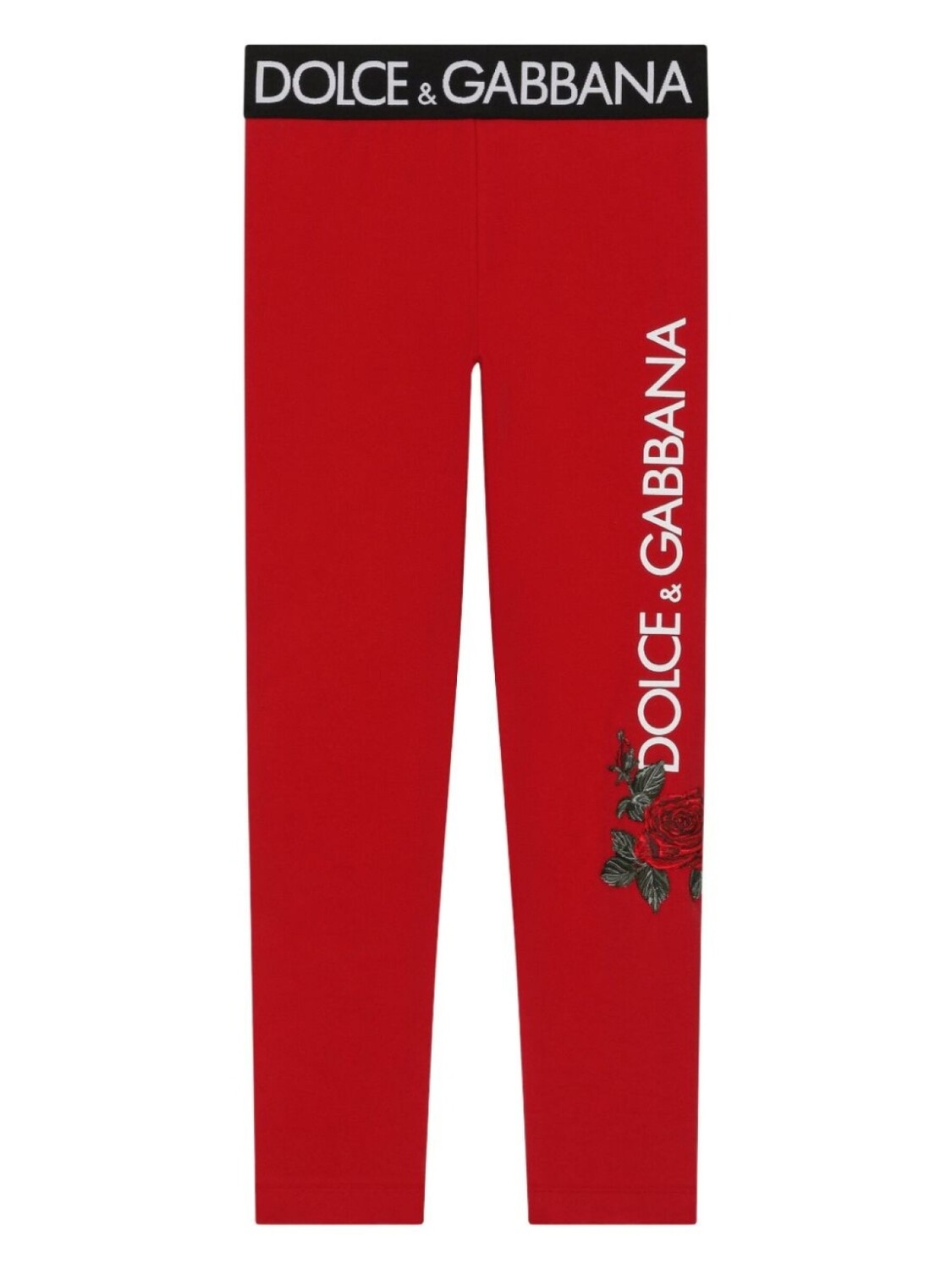

Dolce & Gabbana легинсы с логотипом, красный