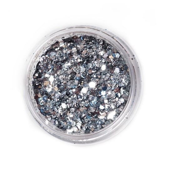 

Пудра для ногтей - Gemstone Effect SILVER, Raisin