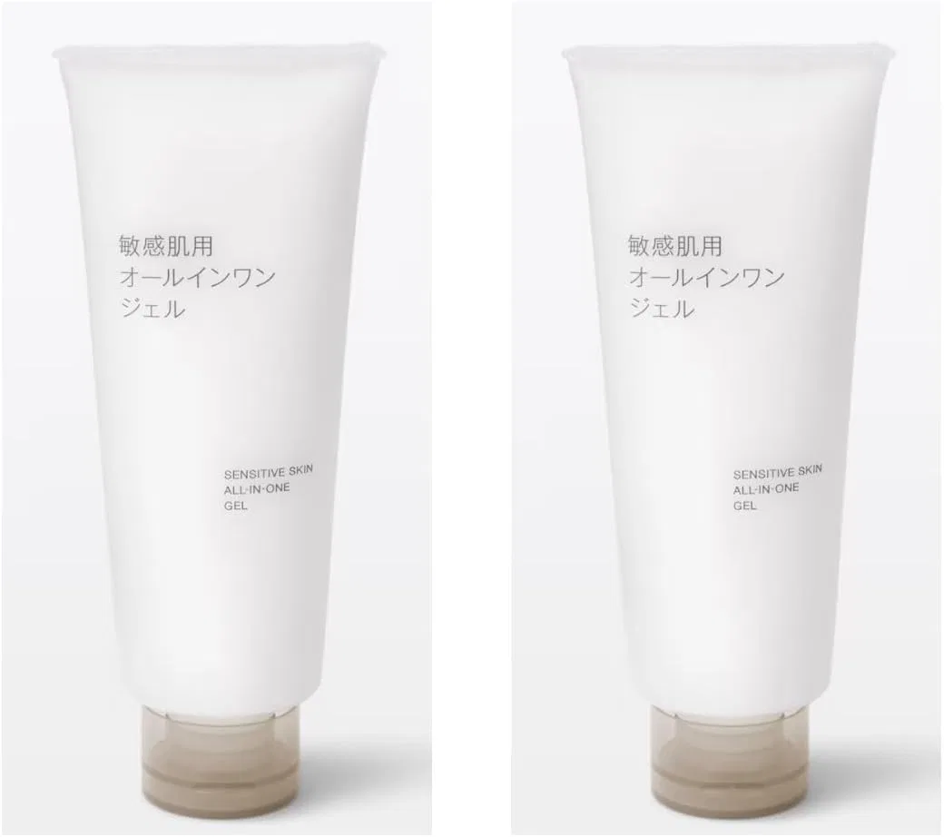 Набор Muji — Гель для ухода Sensitive All-in-One Gel , 150 г, набор 2 шт