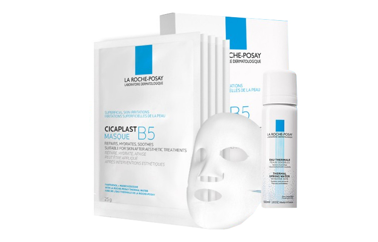 

Спрей+маска для лица b5 набор для ухода за кожей увлажняющий успокаивающий и восстанавливающий La Roche-Posay