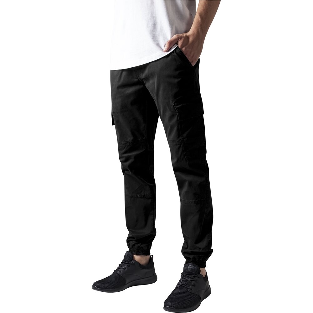 

Брюки Urban Classics Washed Cargo Twill, черный