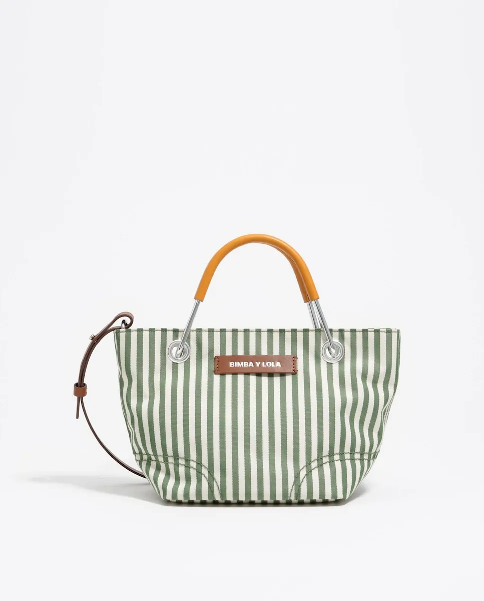 

Мини-сумка Canopy от Bimba y Lola с короткой ручкой и полосатым принтом Bimba Y Lola, зеленый