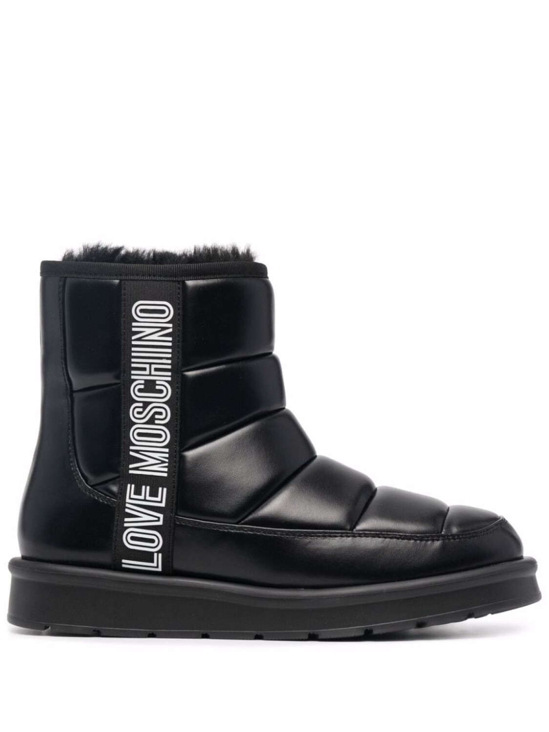 

Love Moschino массивные ботинки с логотипом, черный