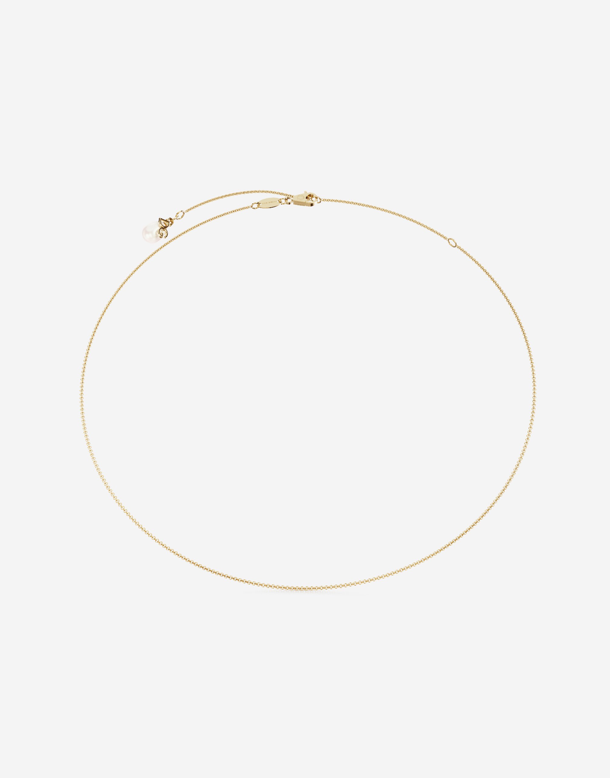 

Цепочка с буквенным декором из желтого золота 18 карат Dolce & Gabbana, золото