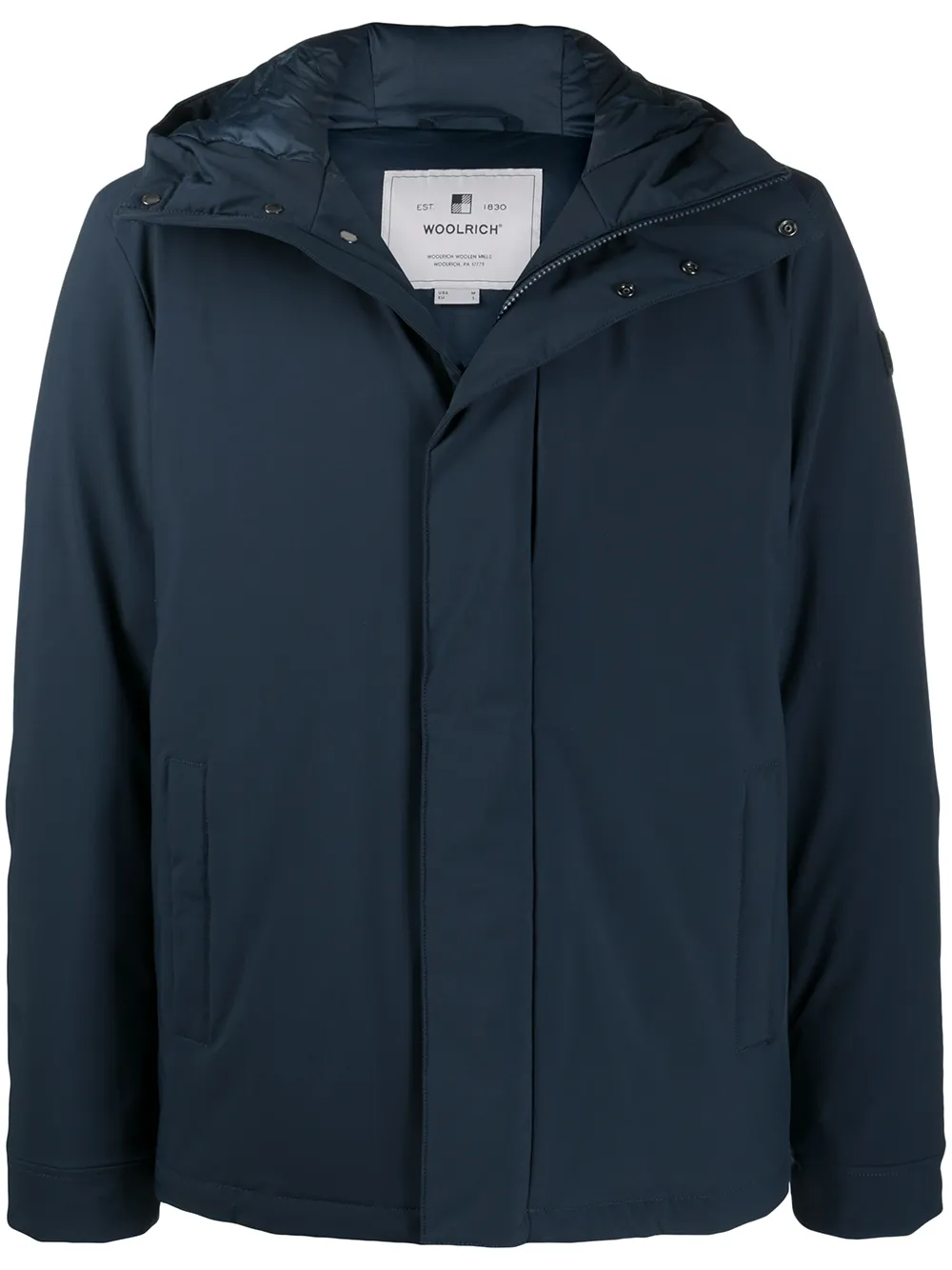 

Парка с капюшоном WOOLRICH, синий