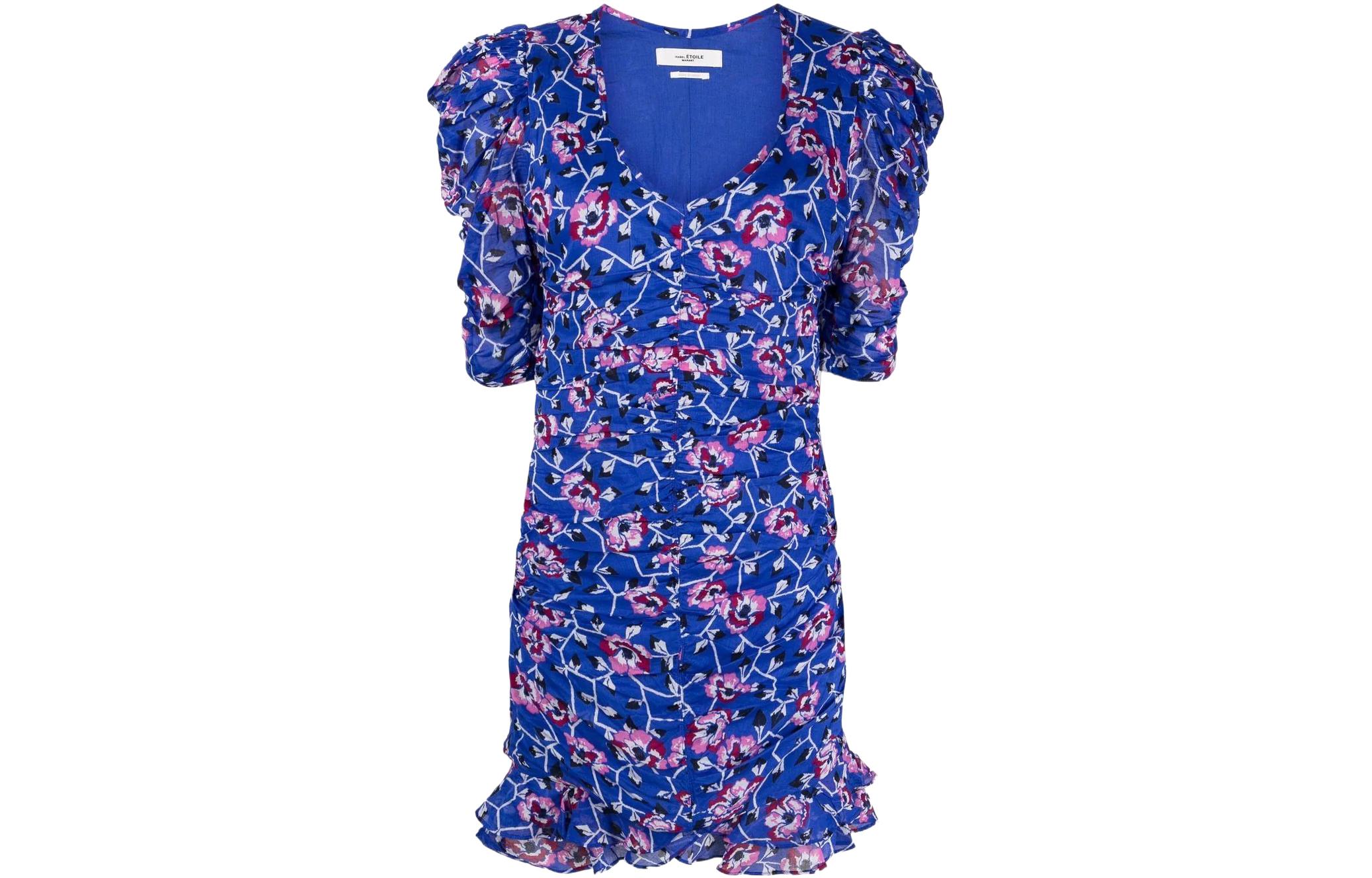 

Женское платье с коротким рукавом ISABEL MARANT, синий