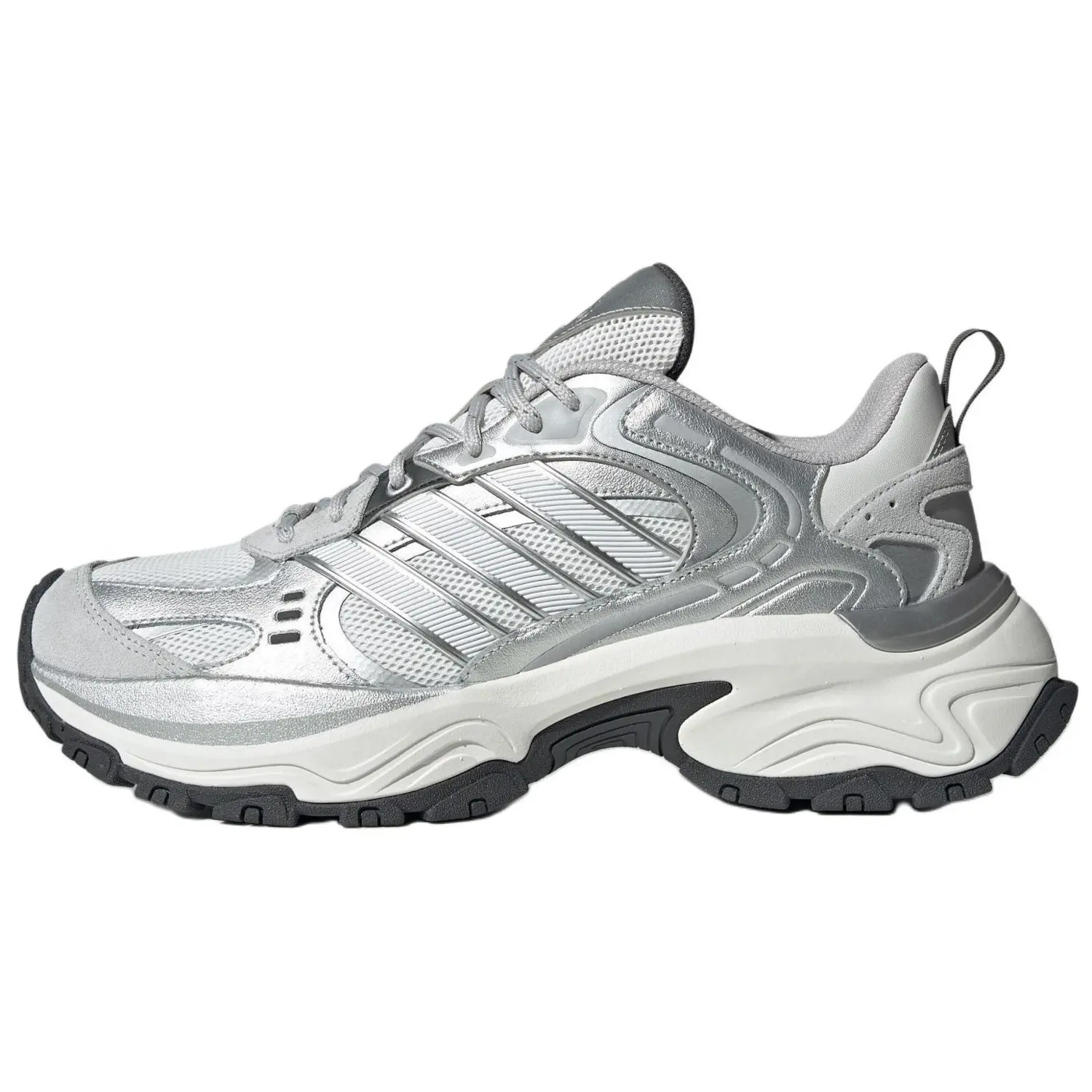 

Adidas Теневые лихорадки 'Металлик Сильвер' — светло-серый/тёмно-серый/кристально-белый, цвет Light Gray/Dark Gray/Crystal White