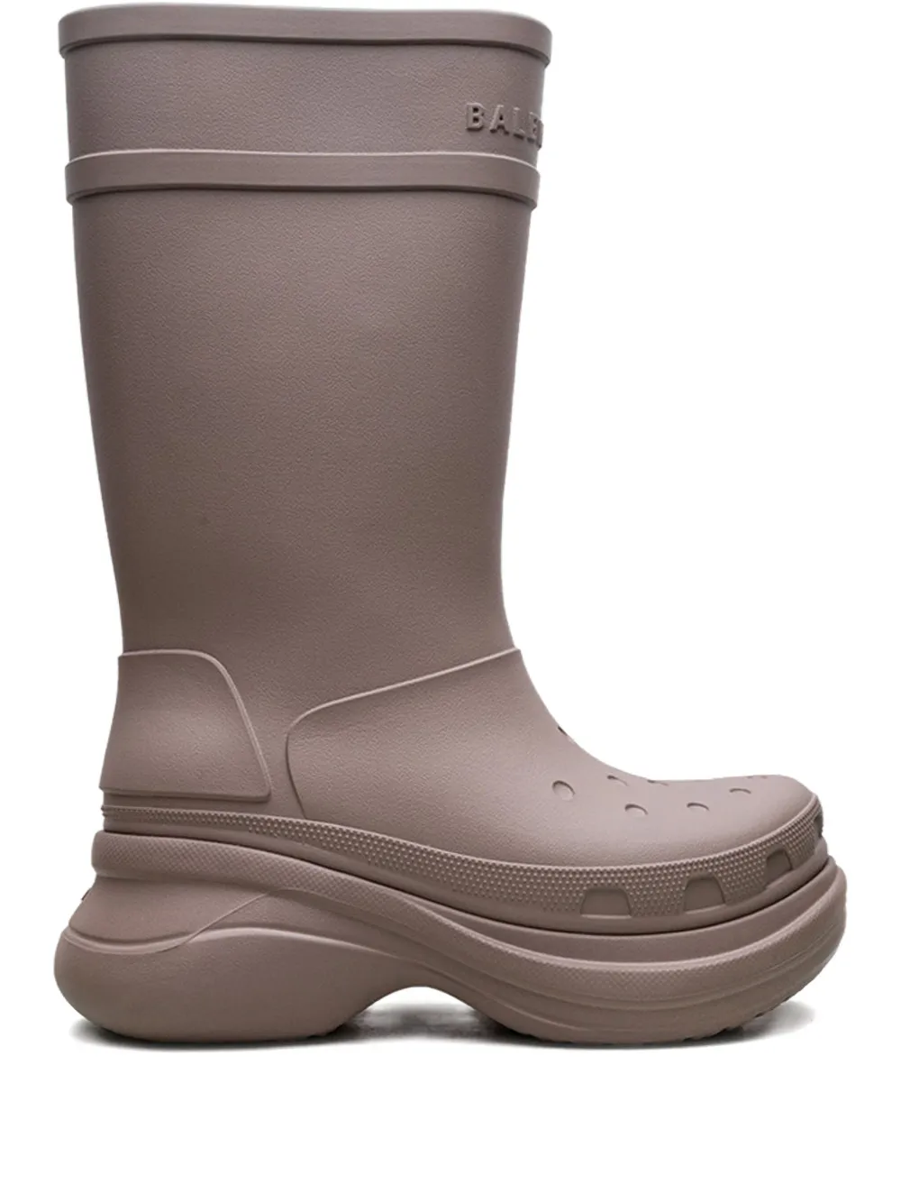 

Резиновые ботинки на платформе X Balenciaga Crocs, нейтральный