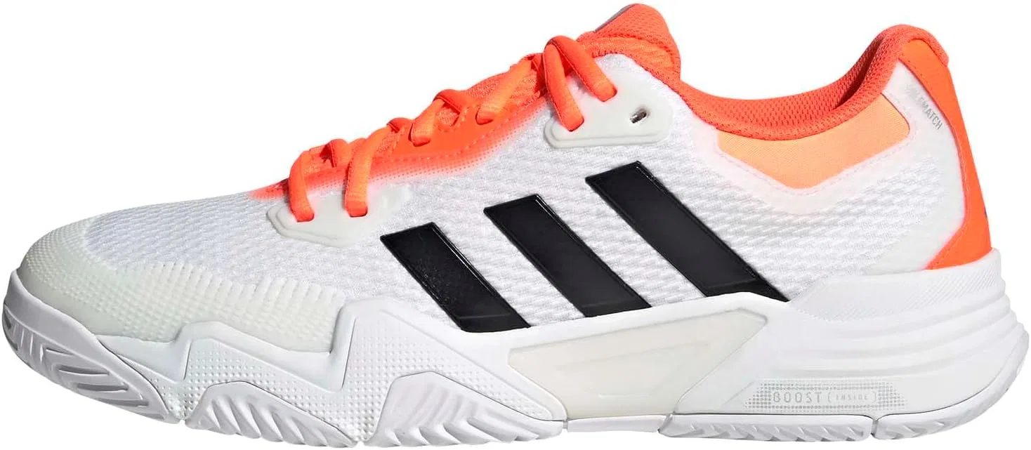 Кроссовки теннисные Adidas Solematch Control 2, White/Black/Lucid Orange