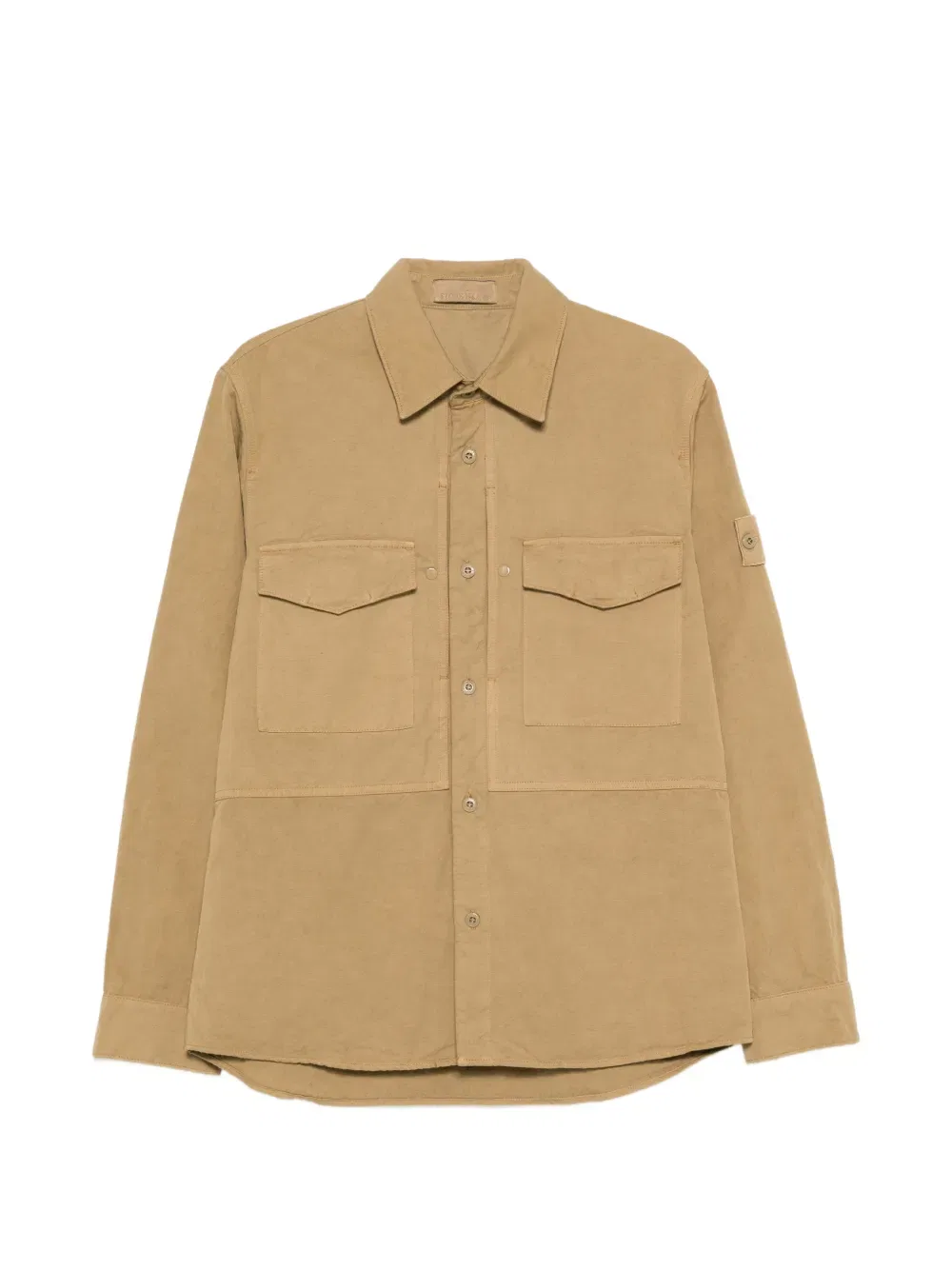 Куртка-рубашка «Призрак» Stone Island, нейтральный