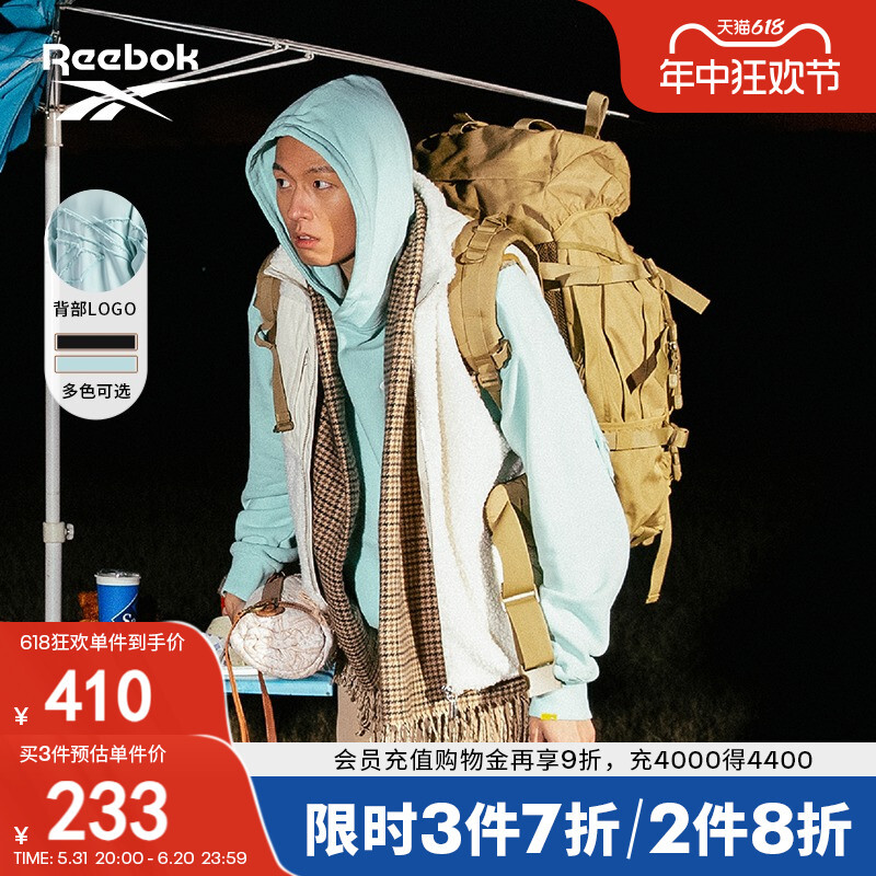 

Толстовка унисекс Reebok с длинными рукавами