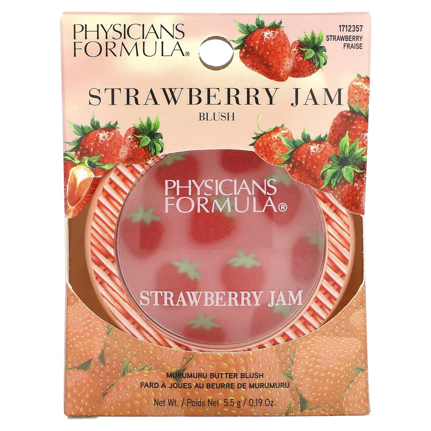 Румяна масляные Physicians Formula Murumuru Strawberry Jam, 5,5 гр. — фото 2