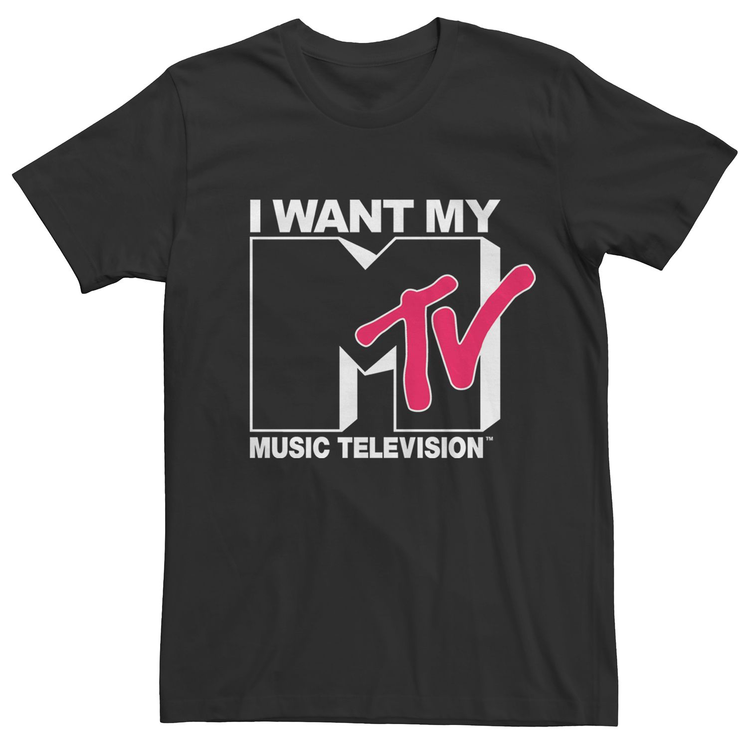 

Мужская футболка с логотипом I Want My MTV Licensed Character