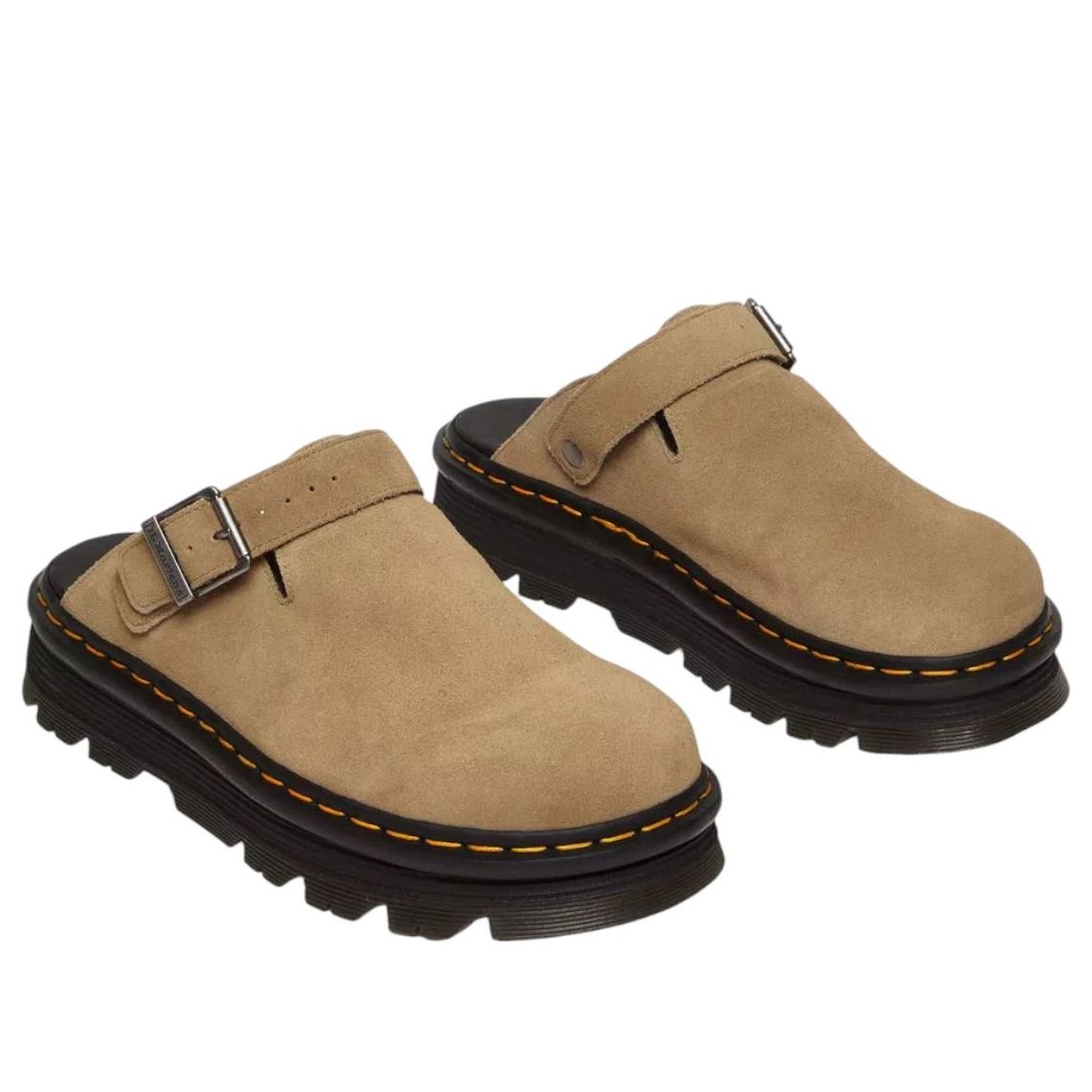 Мюли Dr. Martens Zebzag из замши, цвет «Саванна» — фото 2