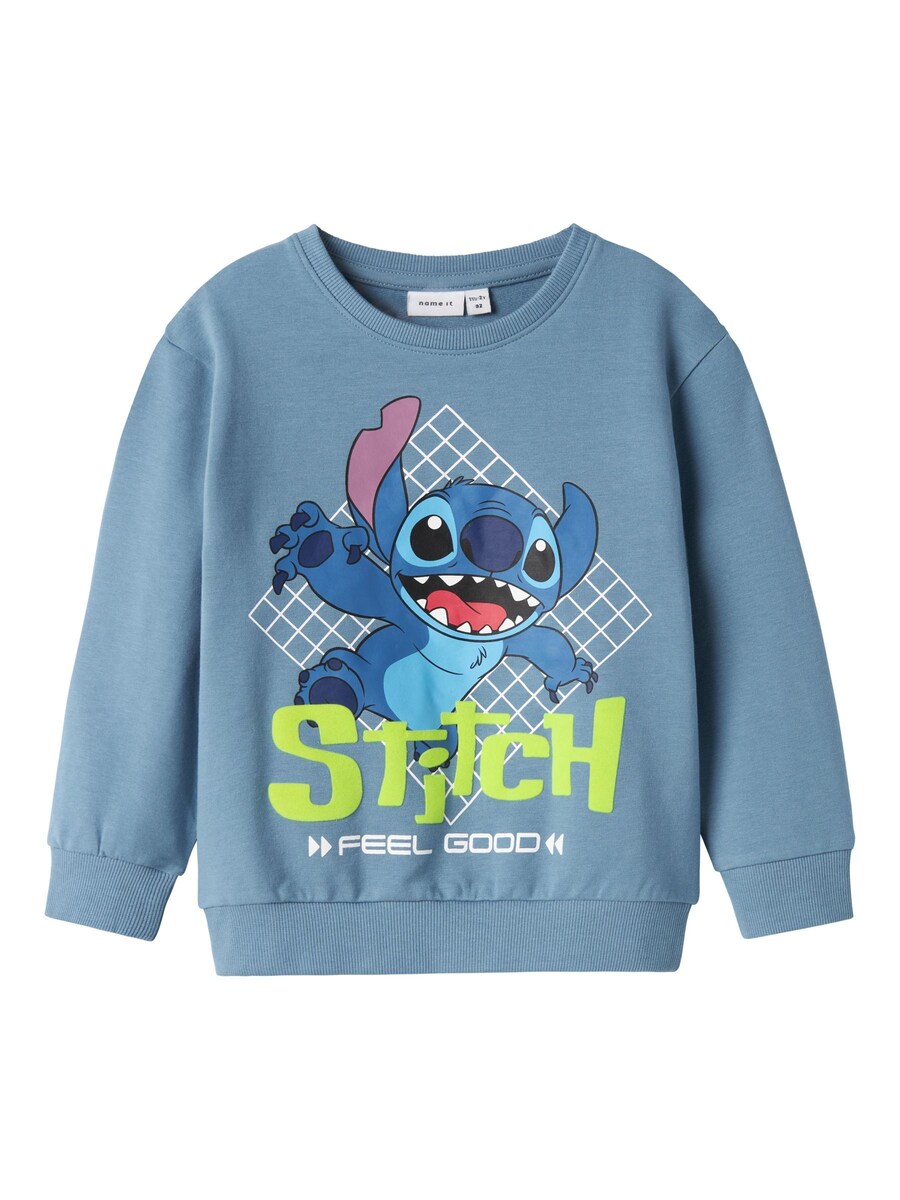 

Толстовка NAME IT Stitch, цвет Smoke blue