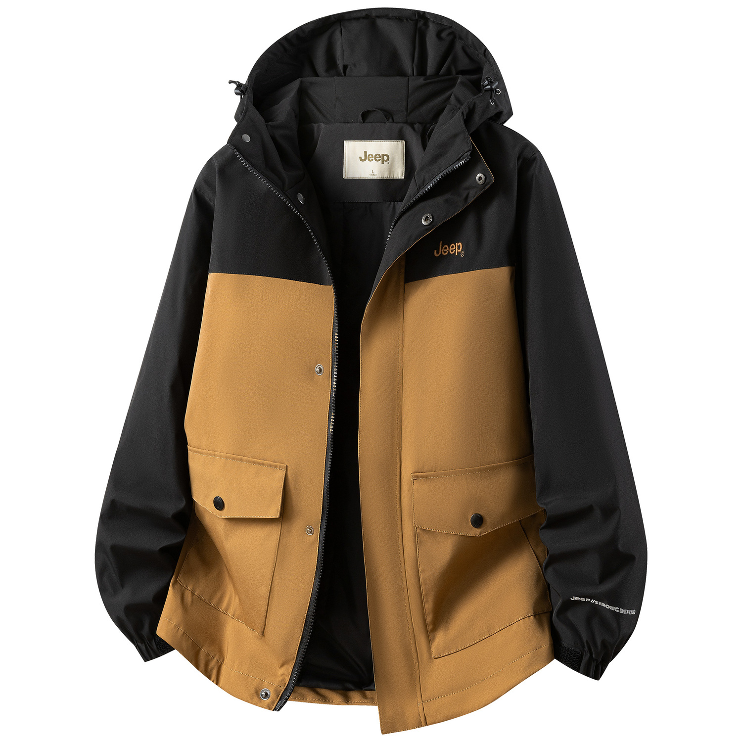 

Пуховик для активного отдыха и поездок Unisex Jeep, caramel