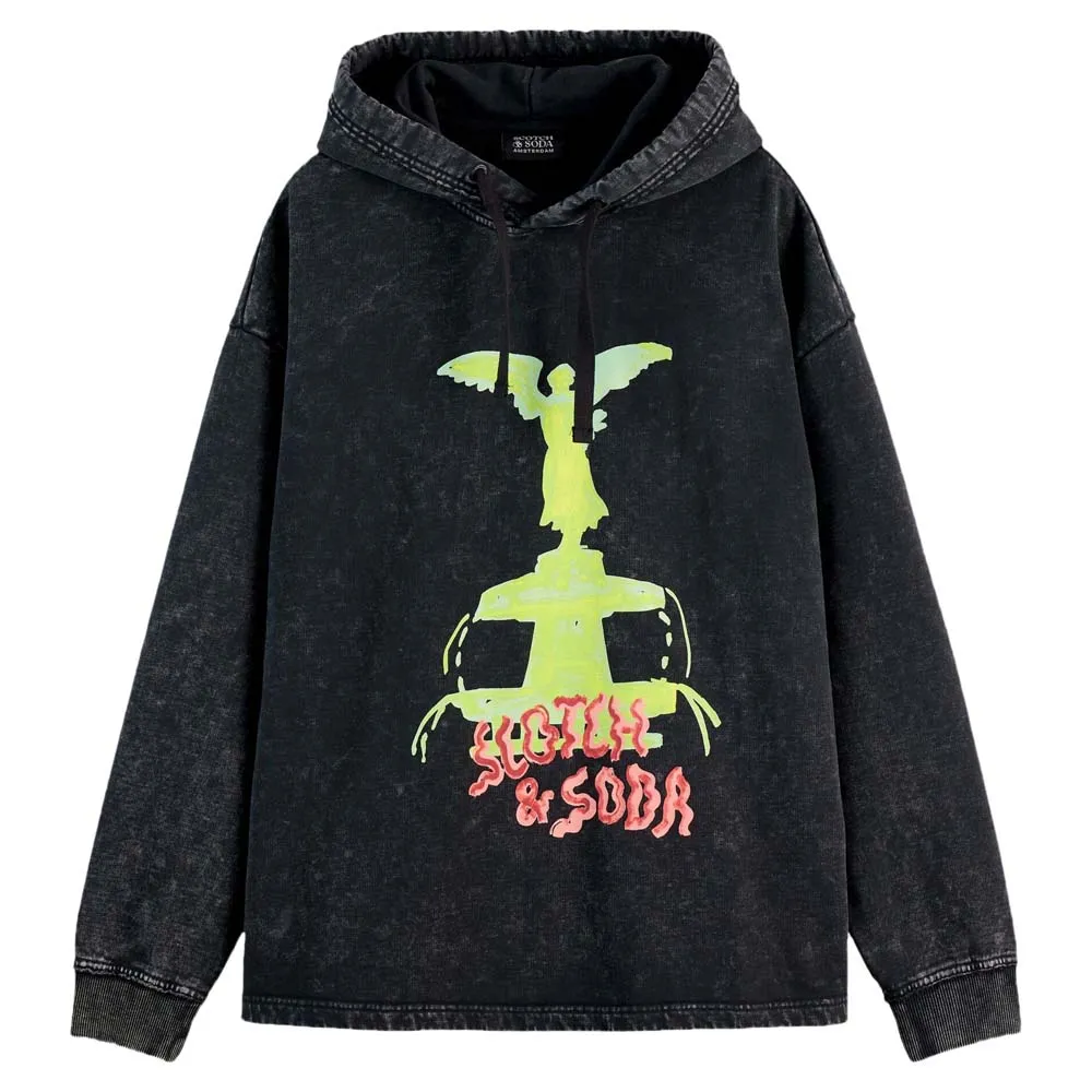 

Худи Scotch & Soda 179903 Relaxed Fit, черный