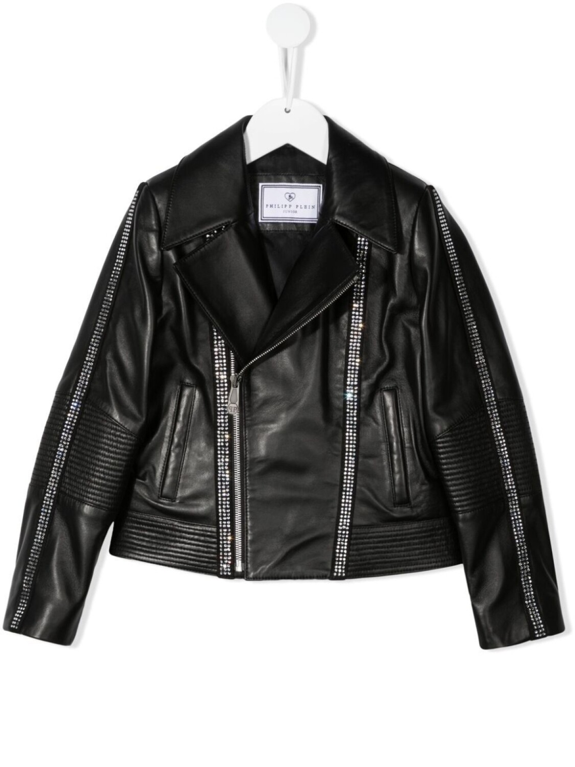 

Philipp Plein байкерская куртка на молнии с логотипом, черный